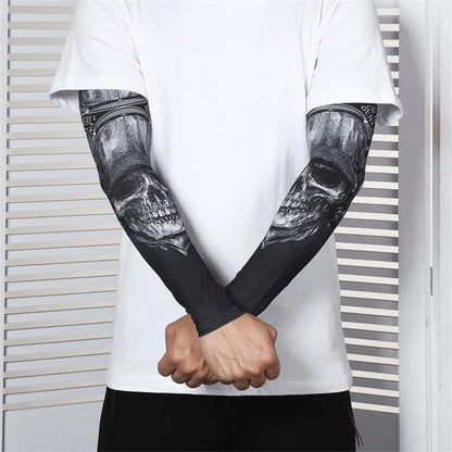 Dragon Game Arm Sleeves, Arm Warmers, Cycling Cuffs, Arm Warmers, Quick Dry, Sport Gaming, Tattoo Sleeve, Elbow Pads, Arm Cover