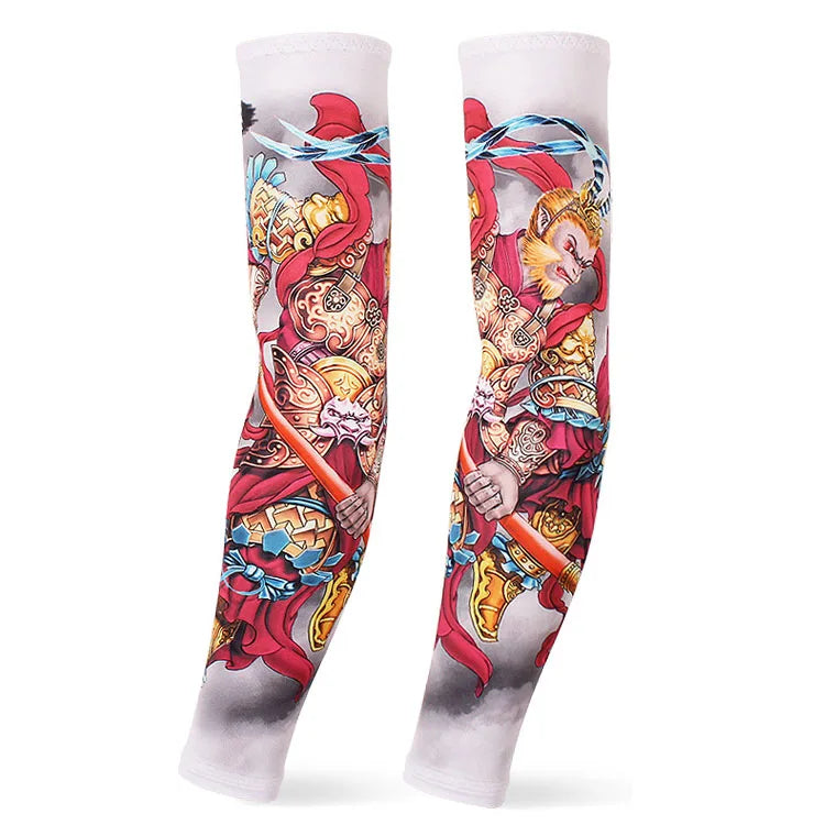 Dragon Game Arm Sleeves, Arm Warmers, Cycling Cuffs, Arm Warmers, Quick Dry, Sport Gaming, Tattoo Sleeve, Elbow Pads, Arm Cover