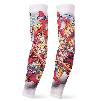 Dragon Game Arm Sleeves, Arm Warmers, Cycling Cuffs, Arm Warmers, Quick Dry, Sport Gaming, Tattoo Sleeve, Elbow Pads, Arm Cover