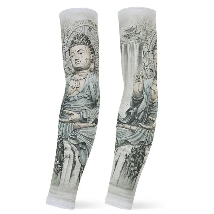 Dragon Game Arm Sleeves, Arm Warmers, Cycling Cuffs, Arm Warmers, Quick Dry, Sport Gaming, Tattoo Sleeve, Elbow Pads, Arm Cover