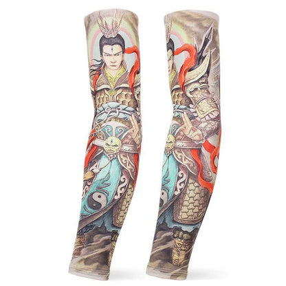 Dragon Game Arm Sleeves, Arm Warmers, Cycling Cuffs, Arm Warmers, Quick Dry, Sport Gaming, Tattoo Sleeve, Elbow Pads, Arm Cover