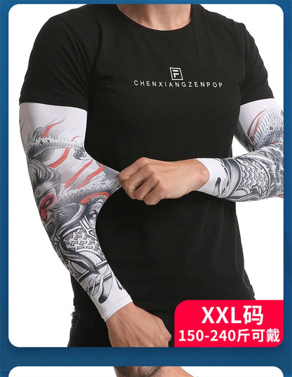 Dragon Game Arm Sleeves, Arm Warmers, Cycling Cuffs, Arm Warmers, Quick Dry, Sport Gaming, Tattoo Sleeve, Elbow Pads, Arm Cover