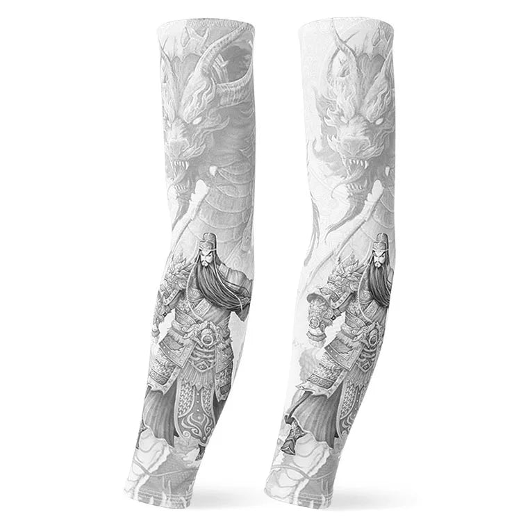 Dragon Game Arm Sleeves, Arm Warmers, Cycling Cuffs, Arm Warmers, Quick Dry, Sport Gaming, Tattoo Sleeve, Elbow Pads, Arm Cover