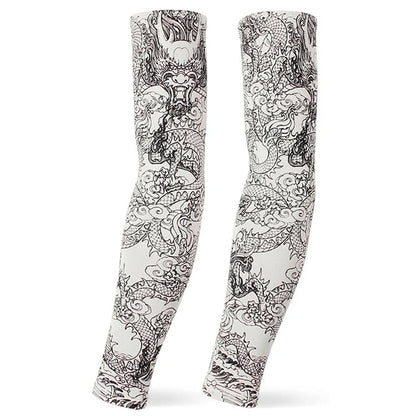 Dragon Game Arm Sleeves, Arm Warmers, Cycling Cuffs, Arm Warmers, Quick Dry, Sport Gaming, Tattoo Sleeve, Elbow Pads, Arm Cover