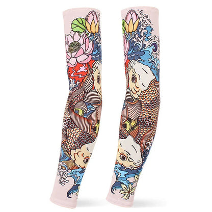 Dragon Game Arm Sleeves, Arm Warmers, Cycling Cuffs, Arm Warmers, Quick Dry, Sport Gaming, Tattoo Sleeve, Elbow Pads, Arm Cover