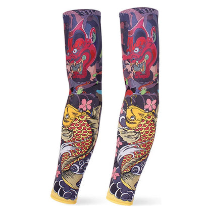 Dragon Game Arm Sleeves, Arm Warmers, Cycling Cuffs, Arm Warmers, Quick Dry, Sport Gaming, Tattoo Sleeve, Elbow Pads, Arm Cover