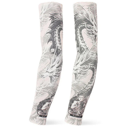 Dragon Game Arm Sleeves, Arm Warmers, Cycling Cuffs, Arm Warmers, Quick Dry, Sport Gaming, Tattoo Sleeve, Elbow Pads, Arm Cover