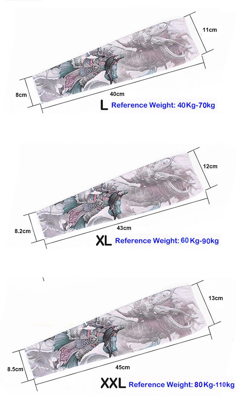 Dragon Game Arm Sleeves, Arm Warmers, Cycling Cuffs, Arm Warmers, Quick Dry, Sport Gaming, Tattoo Sleeve, Elbow Pads, Arm Cover